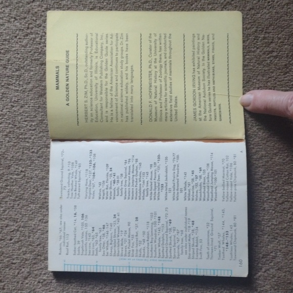 Vintage 1955 Mammals Guide book - Picture 6 of 7